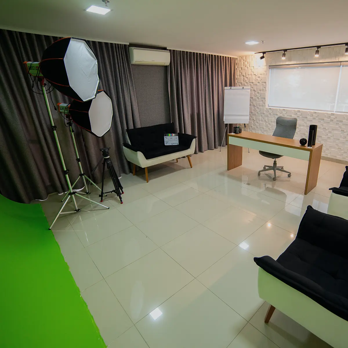 Estúdio de produção audiovisual da YOUPRO.TV na Mooca, São Paulo