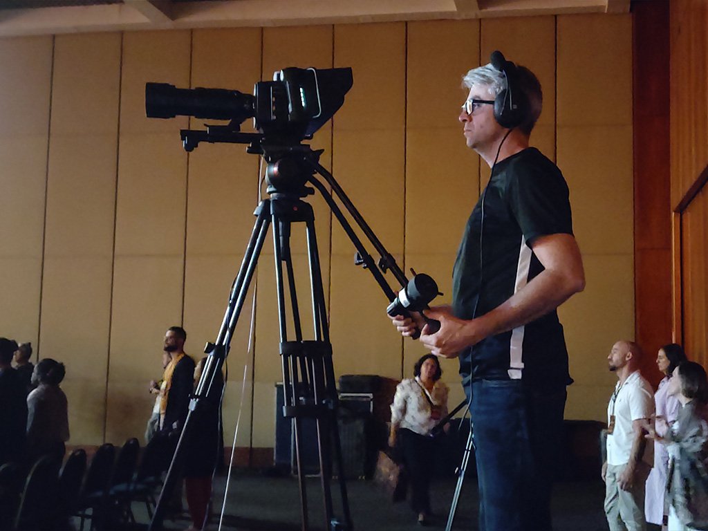 Produção audiovisual da Círculo Escola no WTC Events em São Paulo